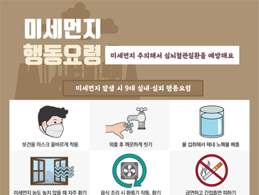 [인포그래픽] 미세먼지 행동요령