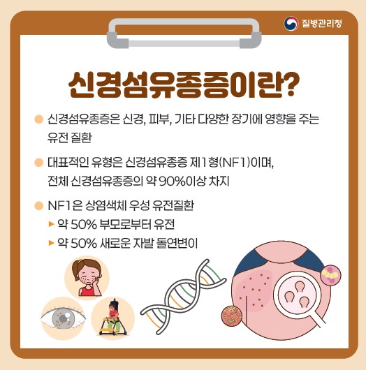 [질병관리청 제작 및 배포] 교직원을 위한 소아청소년 다빈도 희귀질환 안내서-신경섬유종증