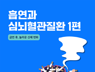 [카드뉴스] 흡연과 심뇌혈관질환 1편